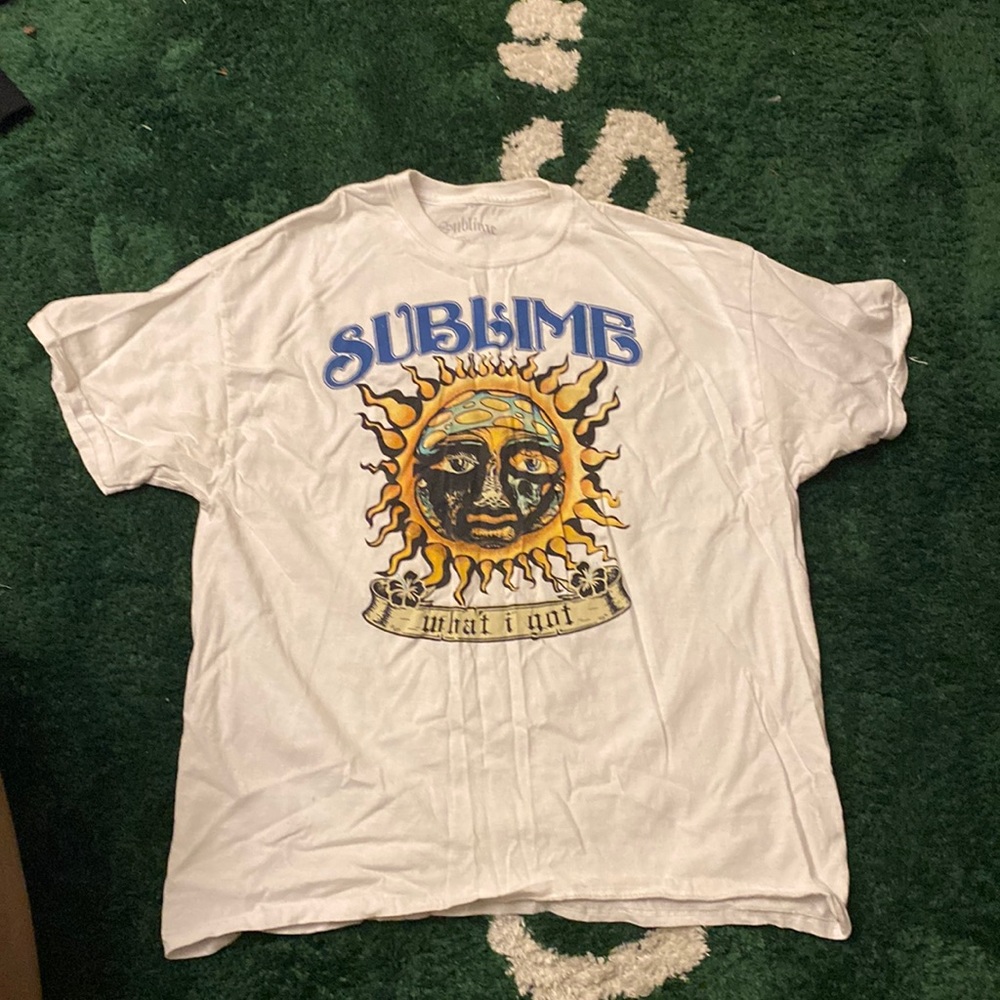 White sublime shirt